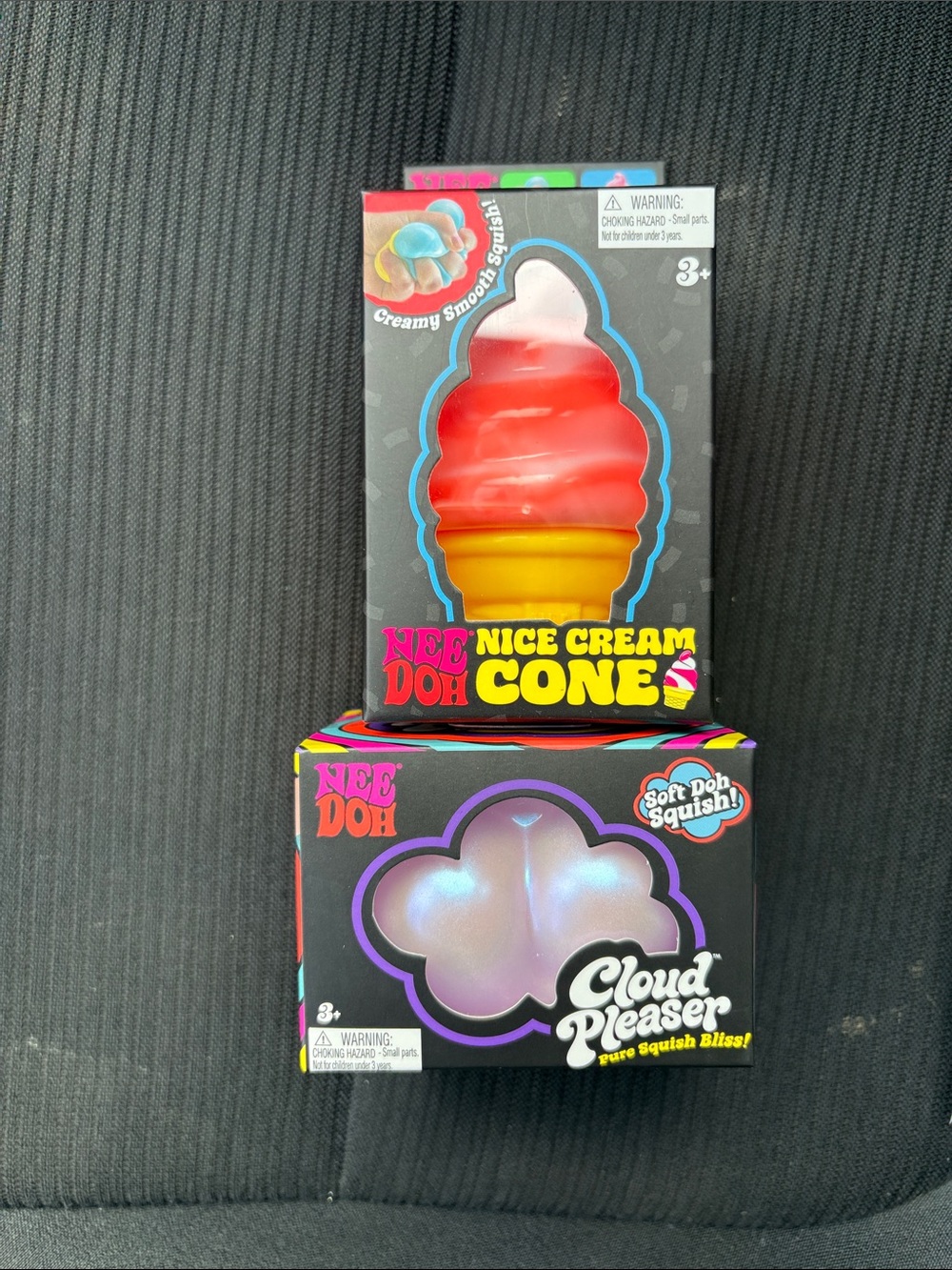 New NeeDoh Cloud Pleaser Soft Cloud & orange nice cream come lot 2 Sealed